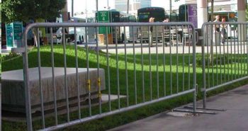 bike barricade crowd control by BES